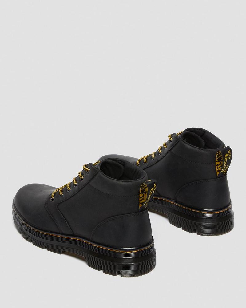 Dr Martens Bonny Leren Enkellaars Dames Zwart | NL 718VRW